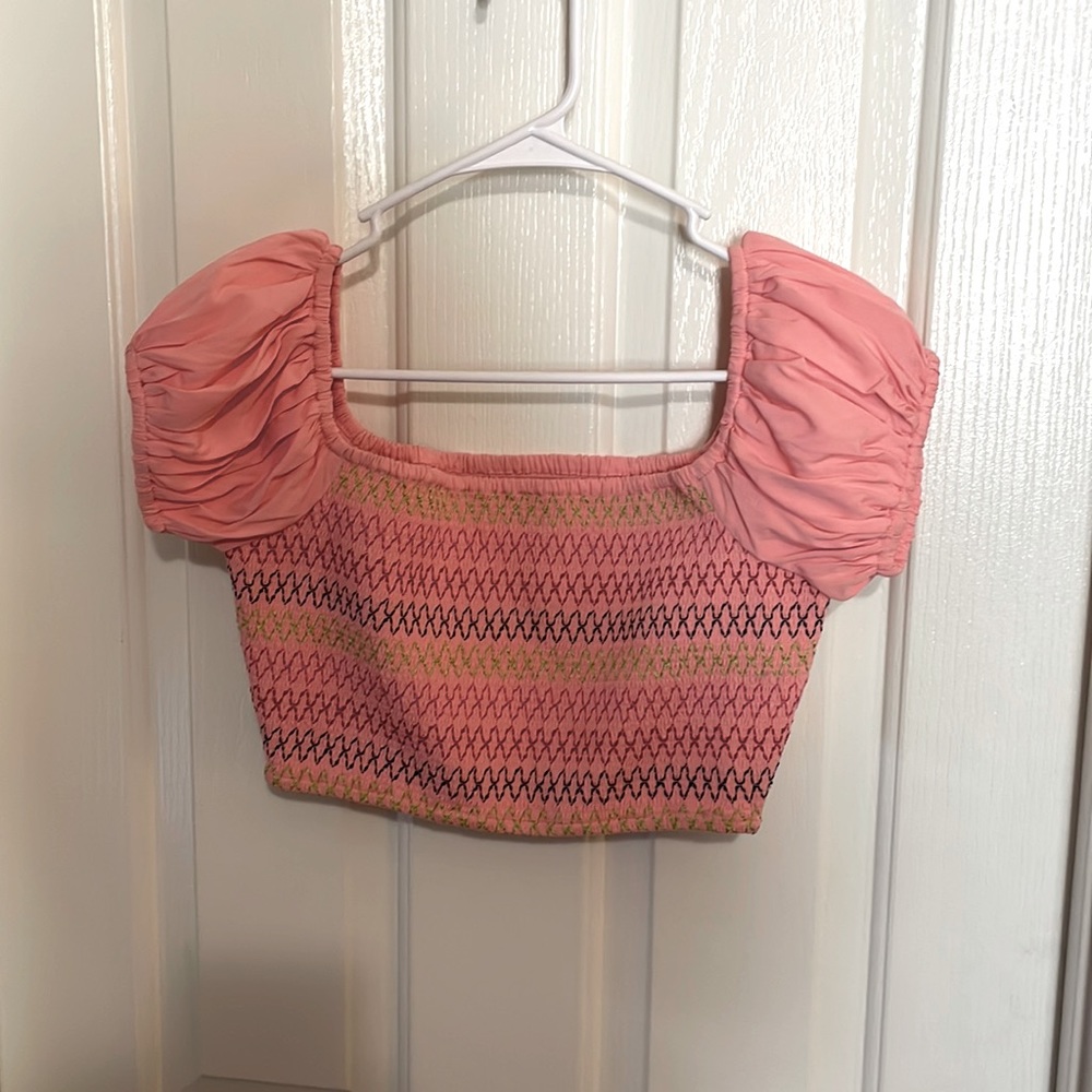 Lovers and Friends Pink Crop Top